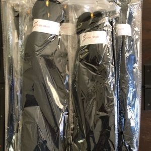 8pk pre stretched 24” jet black hair